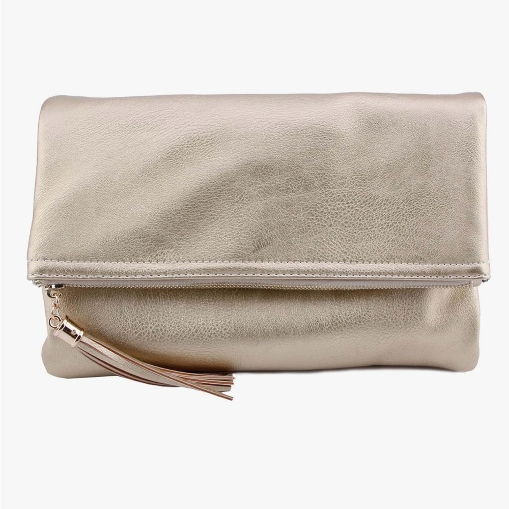 Elegant Gold Clutch Bag